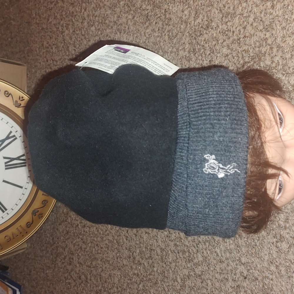 Vtg Ashworth Polartec Fleece Cuffed Beanie New